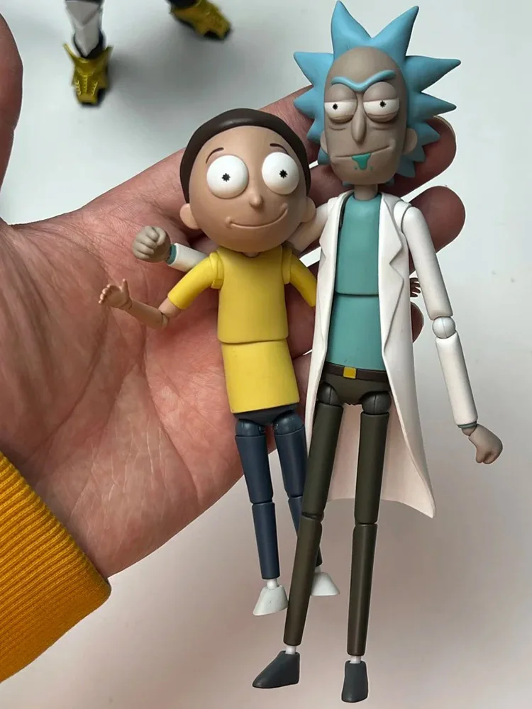 

Культура Юанье, Funverse, масштаб 1/12, шарнирная фигурка Рик и Морти, коллекционный материал из ПВХ, украшение для рабочего стола, дисплей