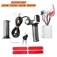 Ebike Scooter Brushed Controller Throttle Grip 24-48V 250W-1000W For Electric Scooter EBike Replacement Ebike Accessories