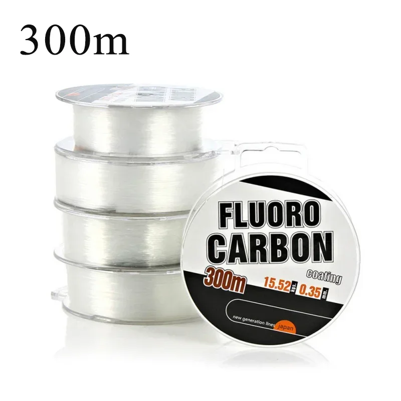 

300m Strong Fishing Line Super Power Fluorocarbon Coated Monofilament Leader Wire Accessories 1pc