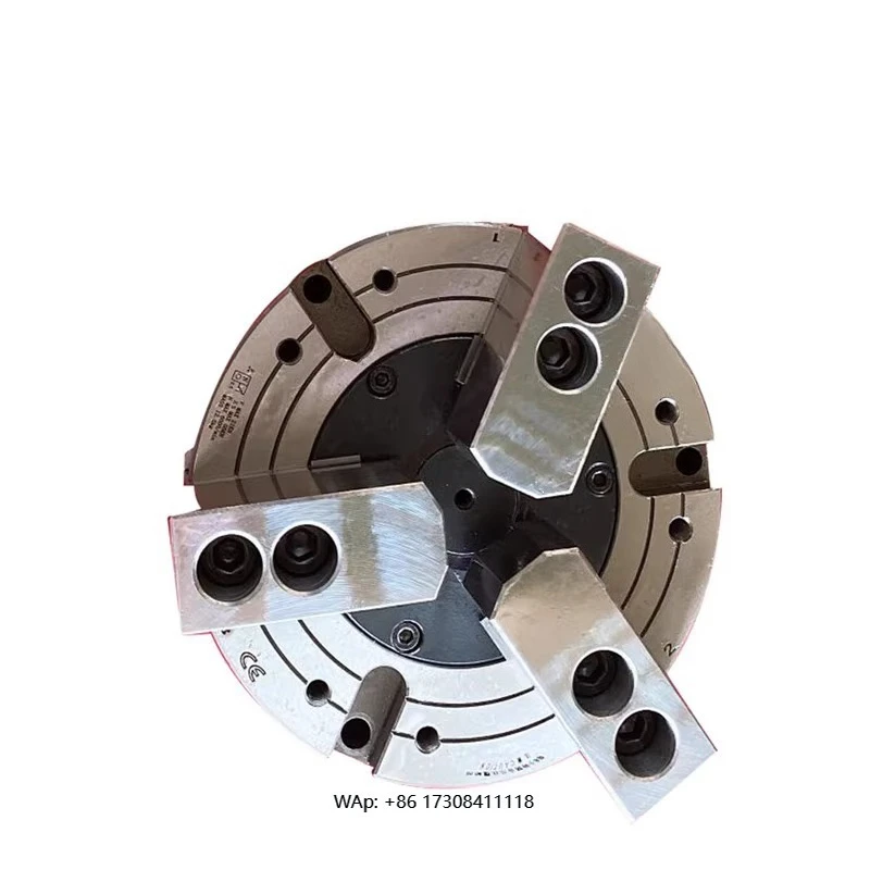 High Precision Vertical Pneumatic Chuck 6 Inch 8 Inch 10 Inch Drill Press Through Hole Chuck