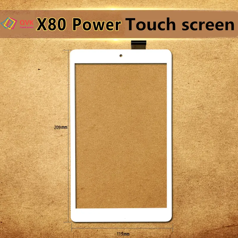 White 8 inch touch screen For TECLAST X80Plus X80Pro X80Power Capacitive touch screen panel repair replacement parts