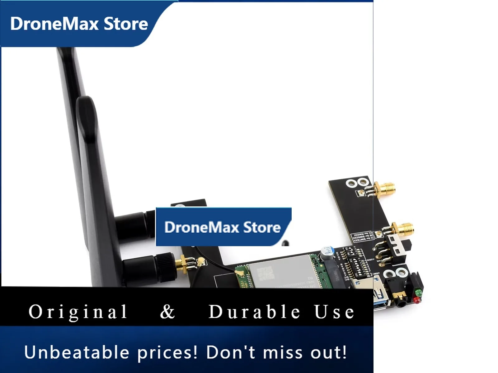 DroMaJetson Orin 4G LTE Communication Expansion Board With Global Modem Support, GNSS GPS, USB 3.1 For Raspberry Pi, Ubuntu, Win