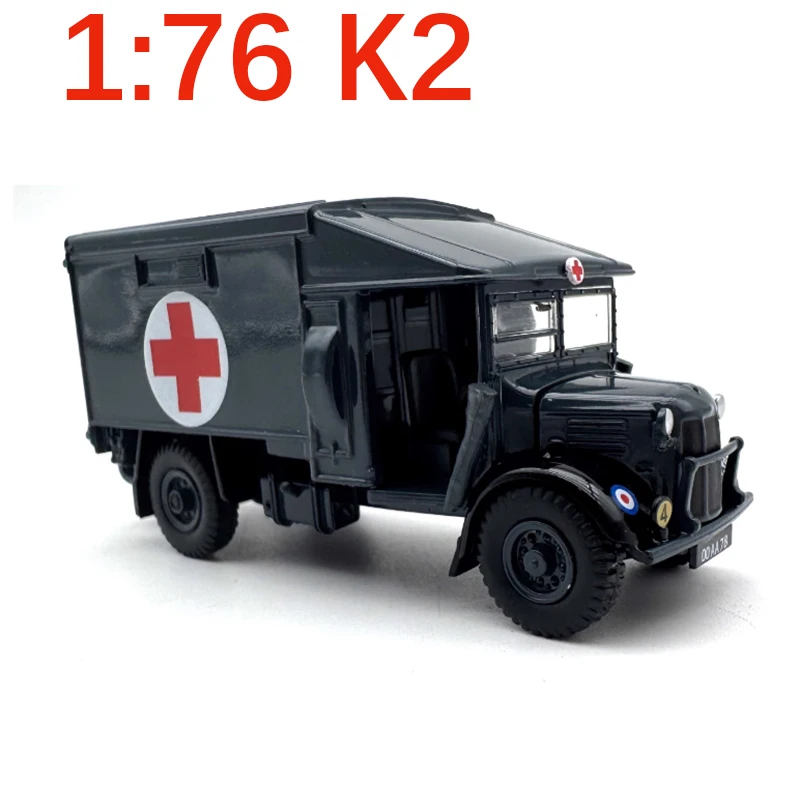 

Литой под давлением оригинальный масштаб 1:76, модель из сплава скорой помощи K2, имитация классического украшения, коллекция сувениров для хобби, статический дисплей