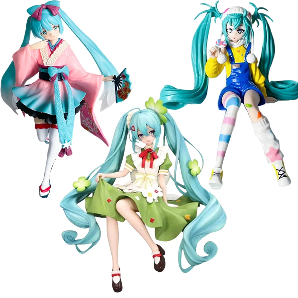 em-estoque-anime-furyu-macarrao-rolha-vocaloid-hatsune-miku-flor-fada-trevo-pvc-figura-de-acao-modelo-boneca-brinquedo-presente-do-feriado-quente