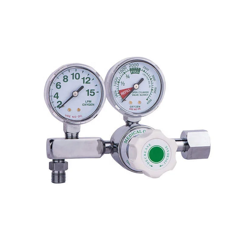 

2025/Medical Gauge Regulator Cylinder Regulator Price China Dual Gauge Regulator
