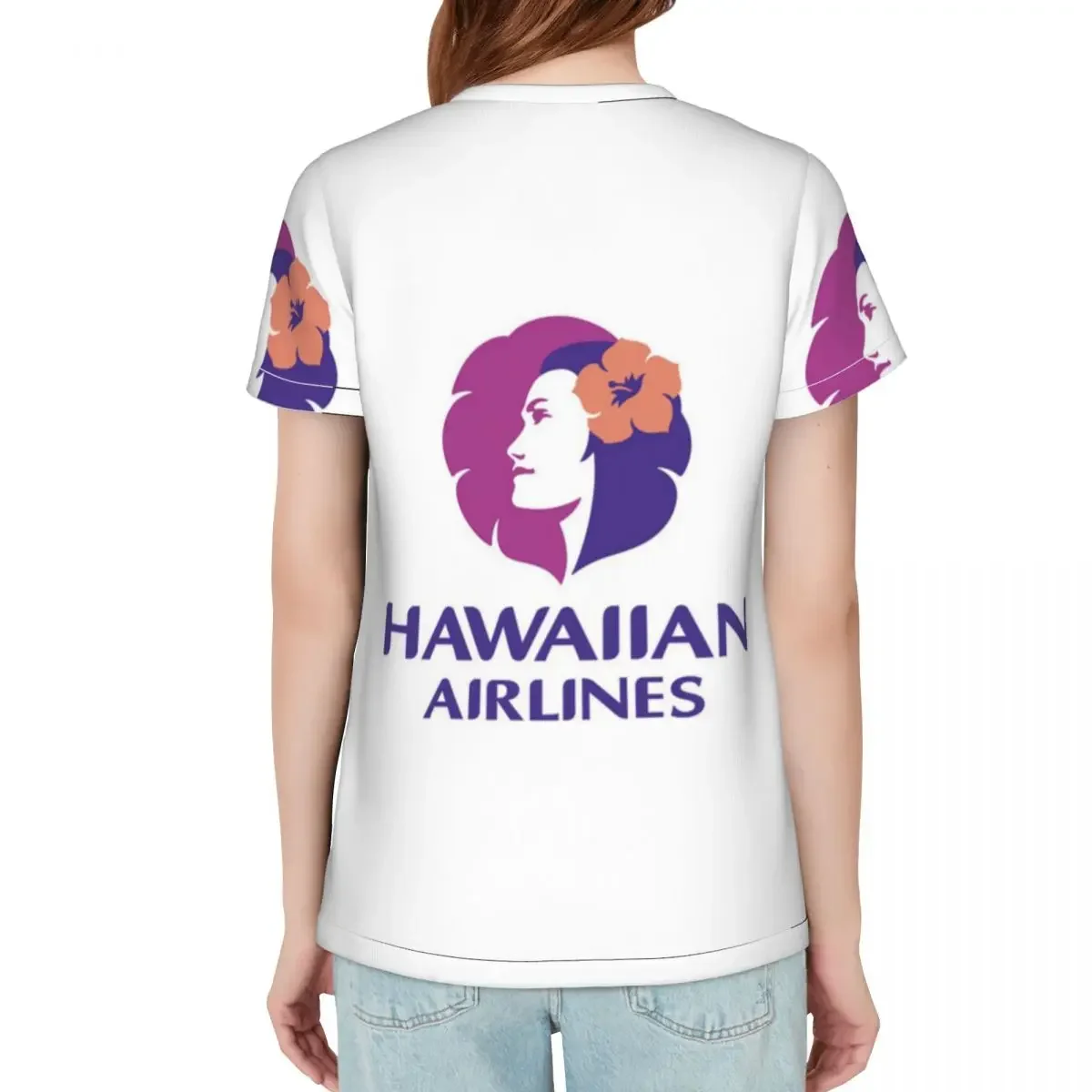 Hawaiian Airlines Herc Travel End Of Southern Summer Sale T-Shirt for Women O-Neck Streetwear T Shirts Women's Short Sleeve