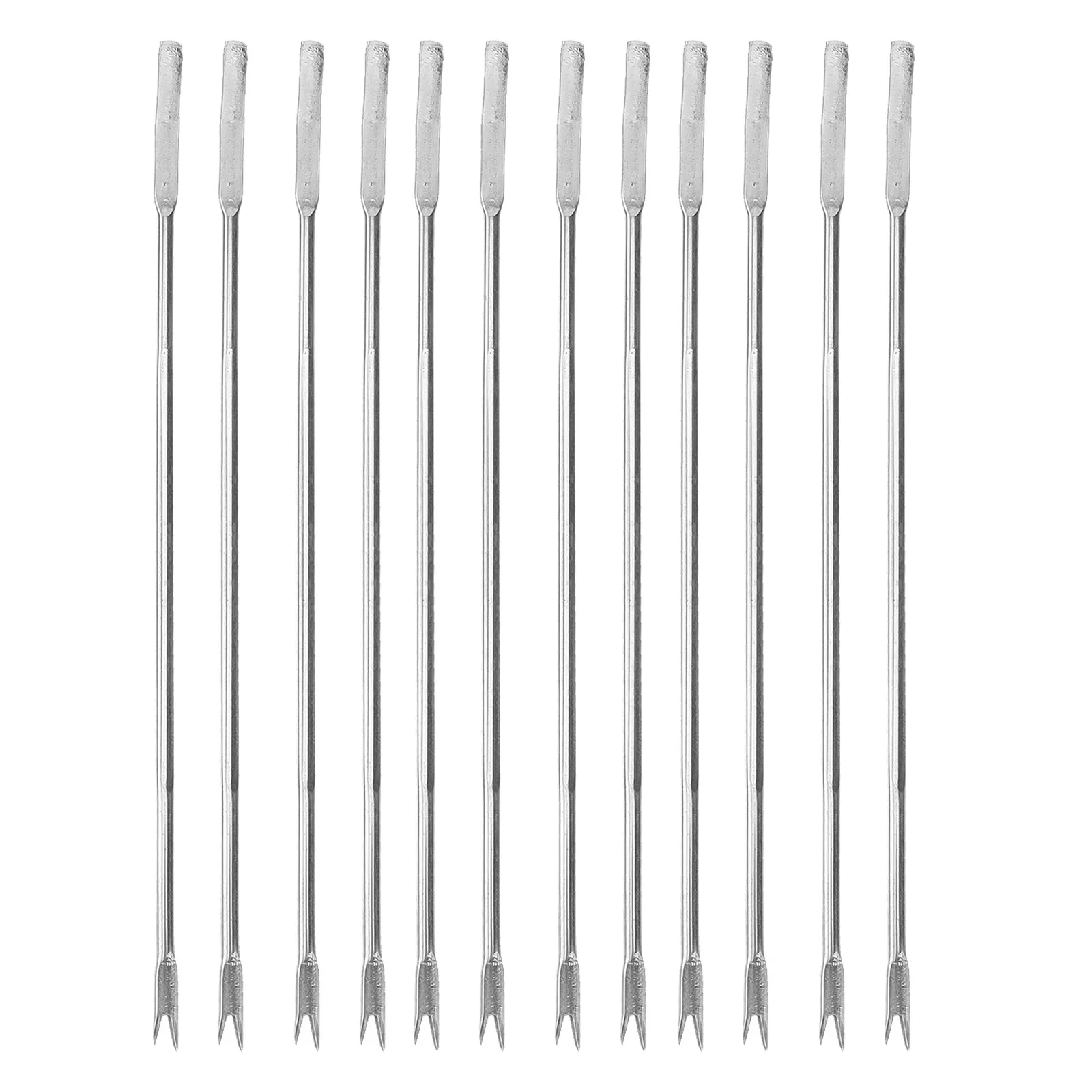 12Pcs Multifunctional Stainless Steel Crab Forks Seafood Tools Nut Picks for Lobster Claws Shellfish Crackers Crab Fork