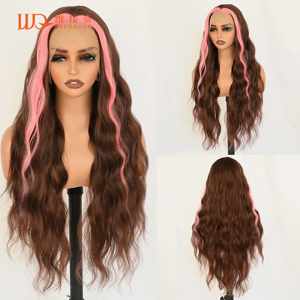 peluca-de-cabello-sintetico-con-ondas-suaves-de-28-pulgadas-color-marron-con-reflejos-rosados-con-frente-de-encaje-13x4-sin-pegamento-resistente-al-calor-150-de-densidad-linea-de-cabello-natural