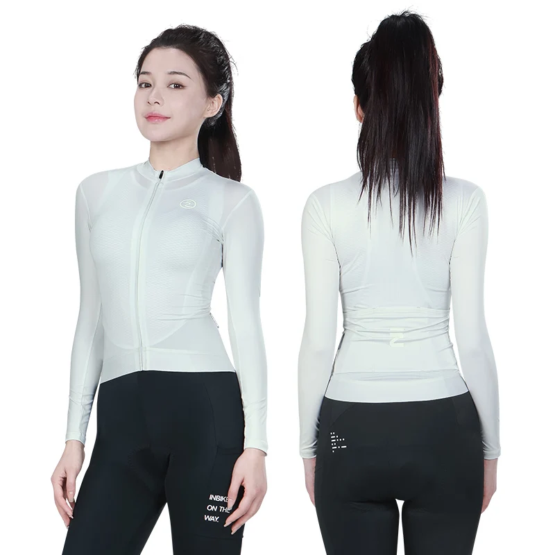 INBIKE Maillot Cyclisme Femme Respirant - Tissu Maille Dos, Confort Doux XQ050