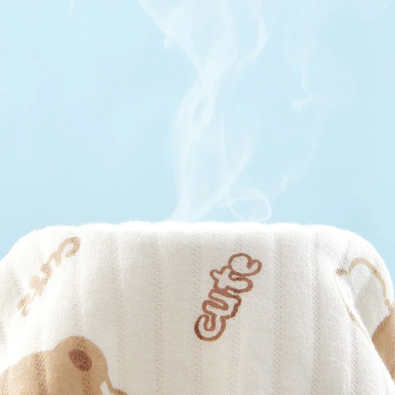 Dicker Baumwoll-Neugeborenen-Strampler Niedlicher Bären-Romper Säuglings-Krabbelkleidung Winter Langarm-Bodysuit Jungen Mädchen Kinder Einteiler Pyjama – Detail 3
