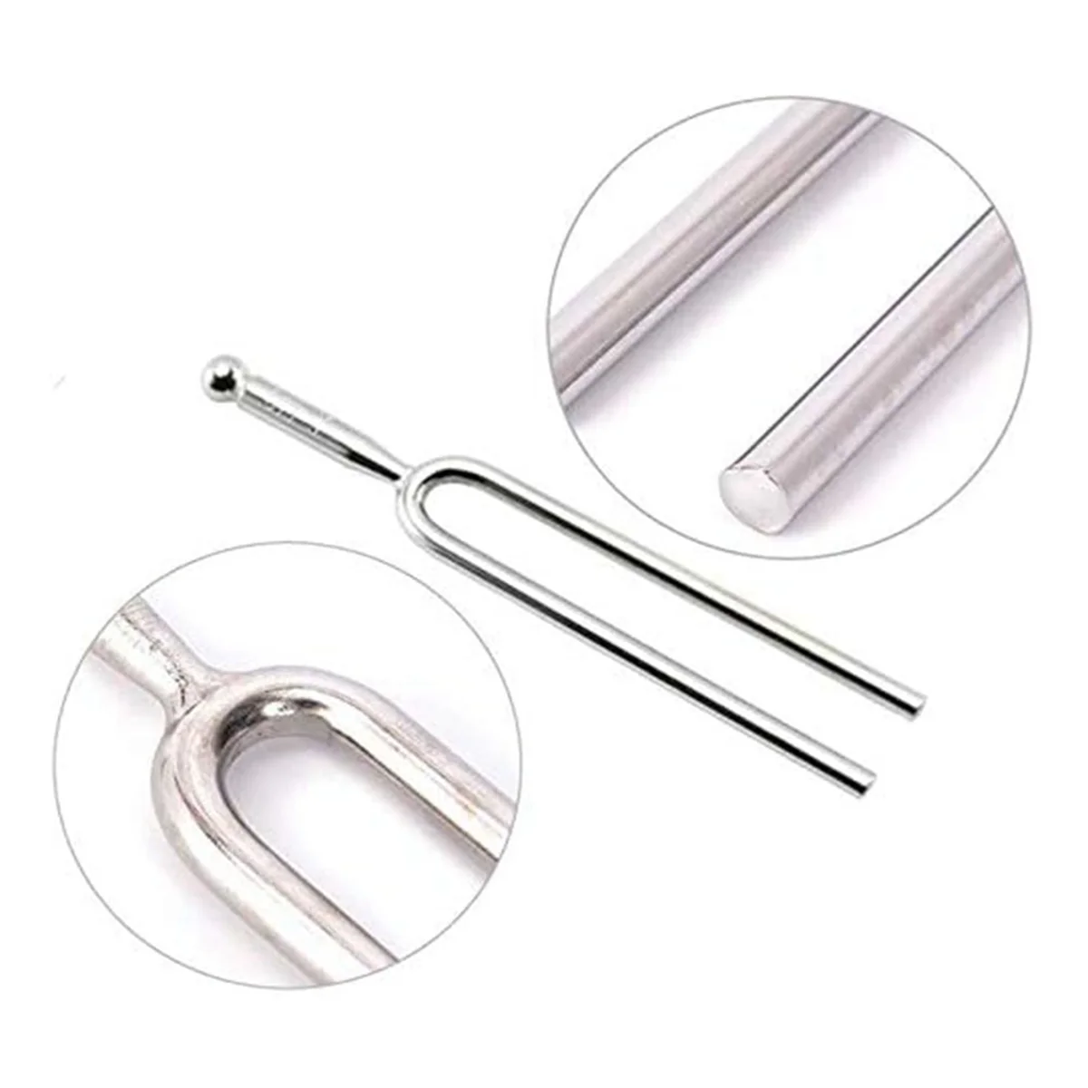 3Pack A440Hz Tuning Fork - Standard A 440 Hz Violin Guitar Tuner Musical Instrument with Silicone Hammer