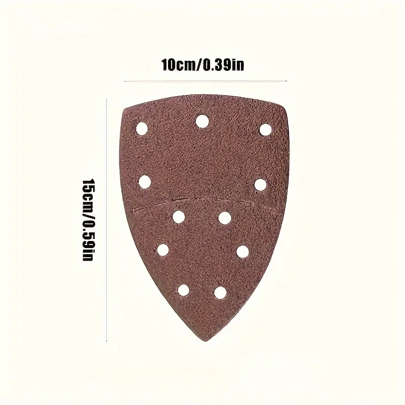 5/20개 샌딩 시트 - 마우스 샌더용 11개의 구멍이 있는 40-240 그릿의 혼합 입자 - 마무리 및 연마 작업에 적합합니다!