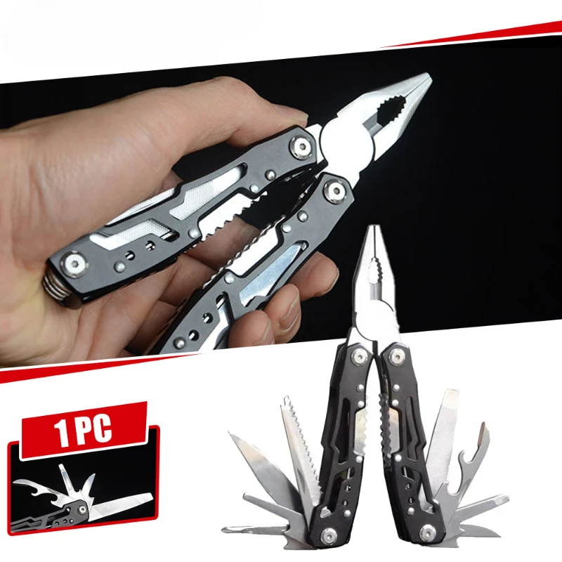 Portable Mini Multipurpose Tool Jewelry Pliers Mini Portable Folding Pliers Outdoor Survival Camping Hunting Hiking Tools