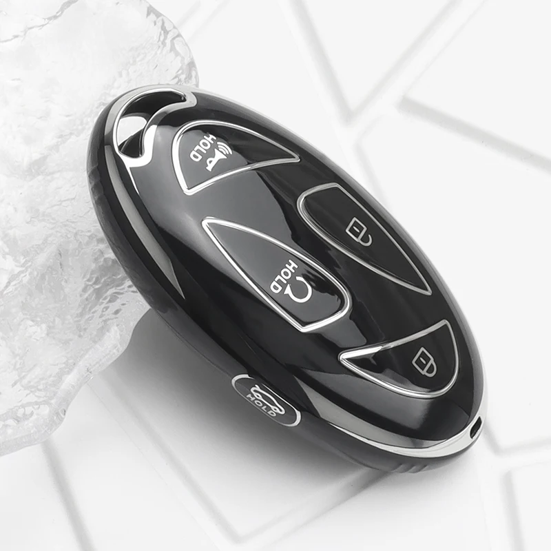 Caso chave do carro para hyundai ioniq 6 tucson kona grandeur novo grand prix gn7 santa fe tpu protetor chave do carro escudo acessórios do carro