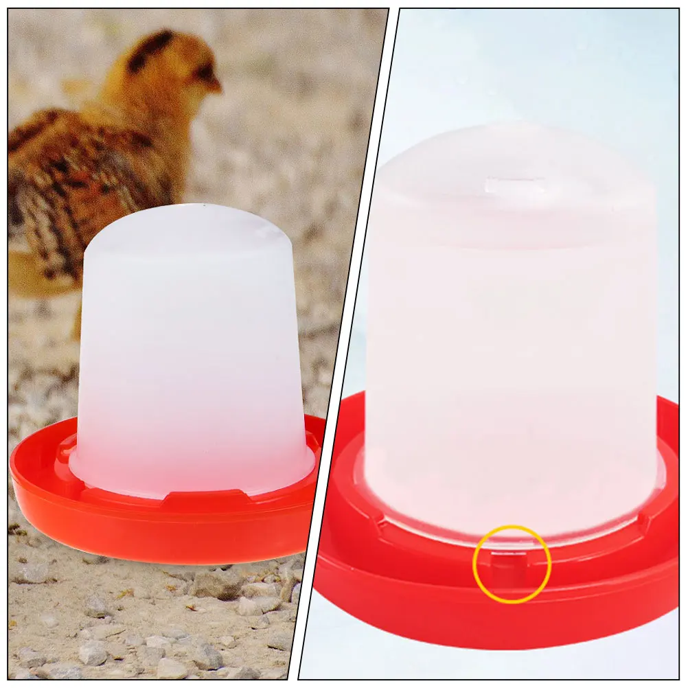 

Automatic Chicken 160ML Quail Waterer Duck Feeder Poultry Quail Duck Accessories Easy Clean Long Life