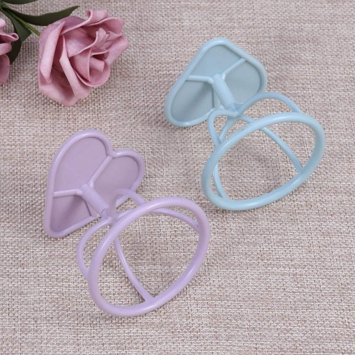 3pcs Makeup Sponge Holder Plastic Drying Rack Storage Shelf For Powder Puff Stand Organizer Tool Rack Random