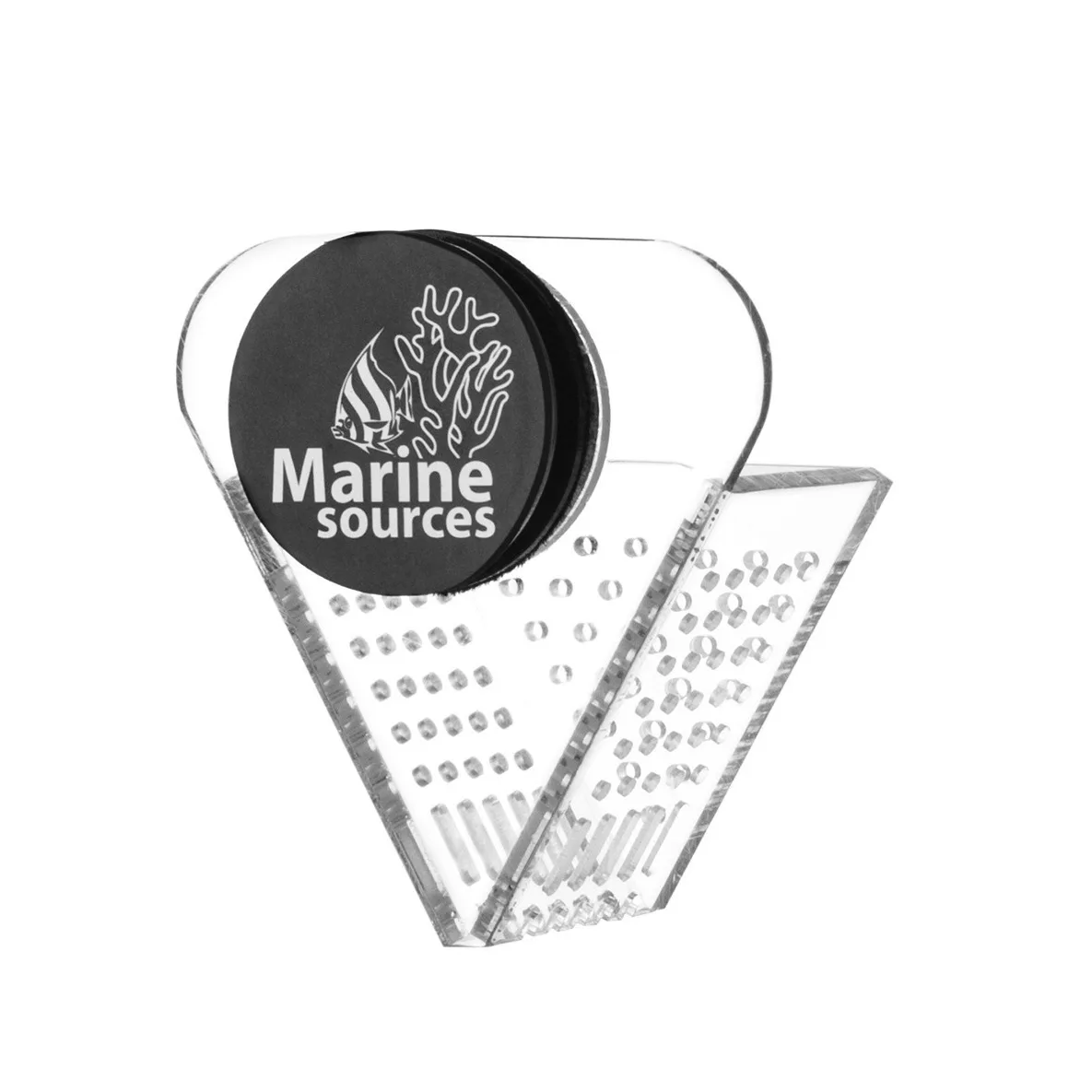 

Marine Sources Magnetic Frozen Bloodworm Feeder, High Clarity Brine Shrimp Cup - Strong Magnet Feeding Ring for Live&Frozen Food