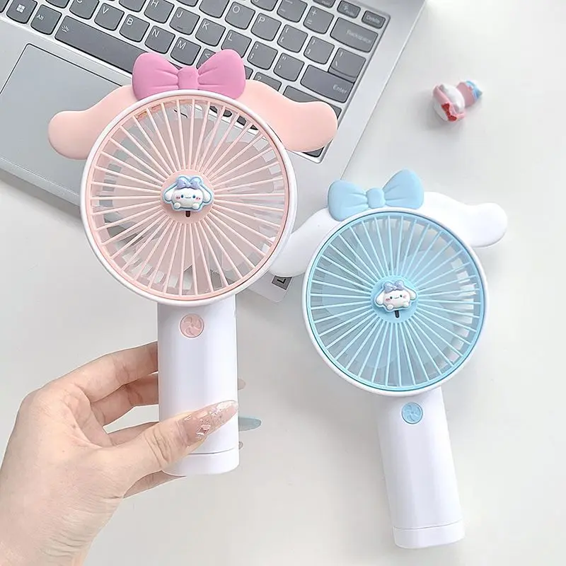 

Sanrio Summer Kuromi My Melody Mini Fan Campus Cartoon Anime Children Girl Small Fan Outdoors Cinnamoroll Handheld Fan Gift