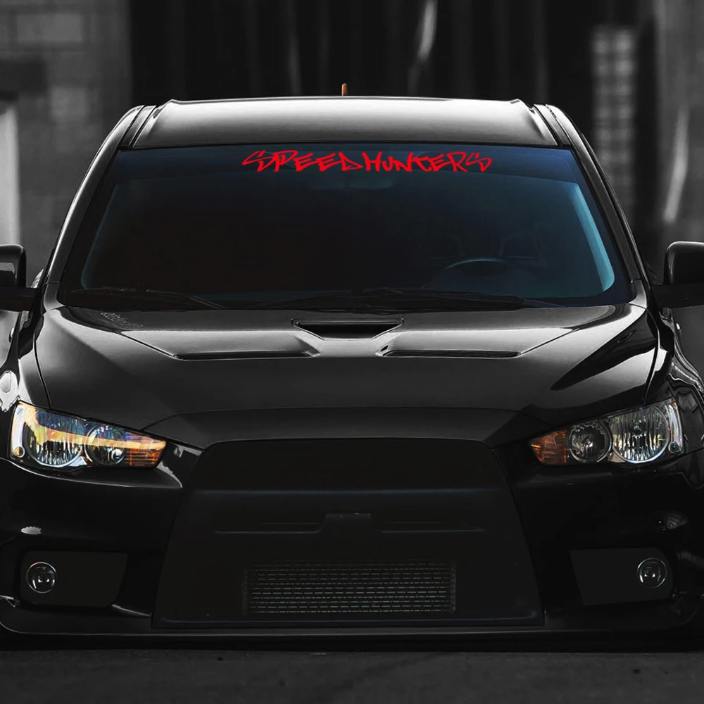 Creative Speed Hunters Car Sticker Auto Windshield Window Side Body Decoration Vinyl Decor Decal Motorcycle Tuning Accessories image 5