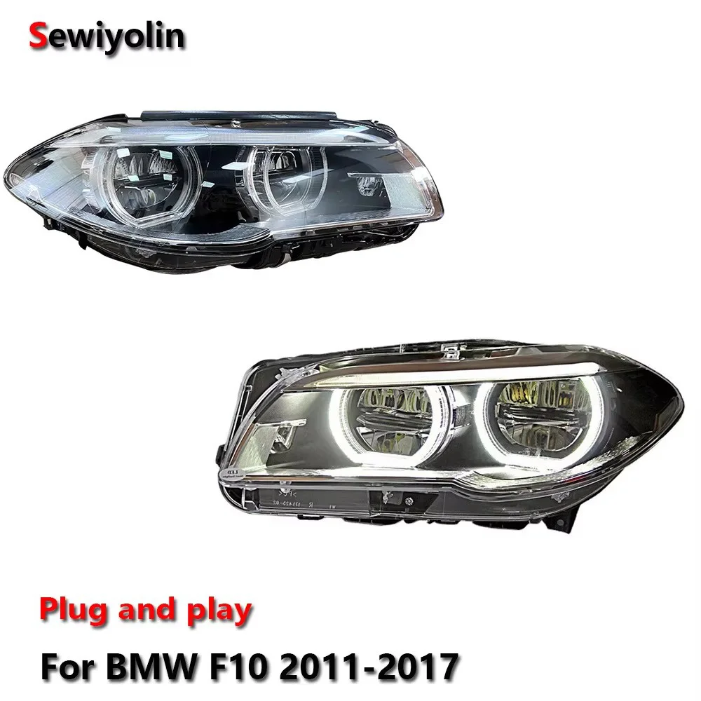 Car LED Headlight Light Assemblies For BMW 5 SERIES F10 F18 2011-2017 Auto Fog DRL Brake Turn Signal Lamp Plug and Play