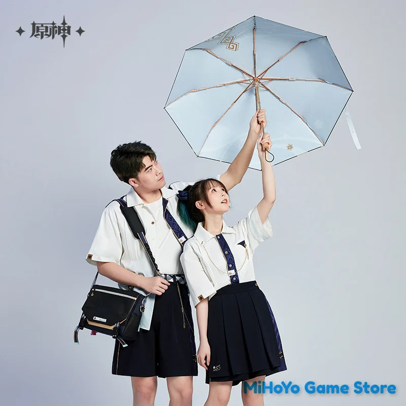 Kamisato Ayaka Folding Umbrella MiHoYo Original Official Genshin Impact  Prop Costumes Quadratic Cosplay Theme Impression Series