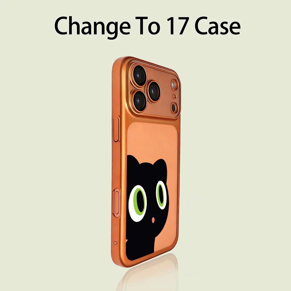 Niedliche Kätzchen-PC-Schutzhülle für iPhone 13 Pro Max Hüllen iPhone 17 11 12 13 ProMax 16 14 15 Plus 17 Air Sturzsichere Lustige Katzenhülle – Detail 11