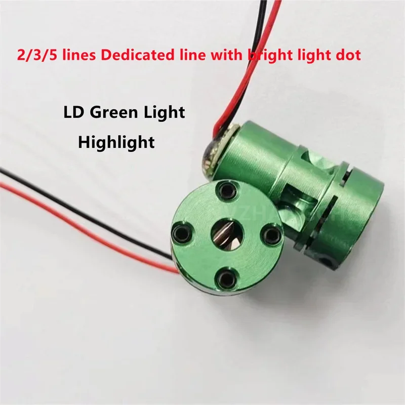 2//3/5 Lines Laser Level Green Line Head Special Line With Bright Light Point Green Line Laser Module Diode Laser Level