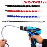 Universal Metal Flexible Shaft Extension Hose Drill Electric Screwdriver Head for electronic drill 195mm 200mm 250mm 295mm