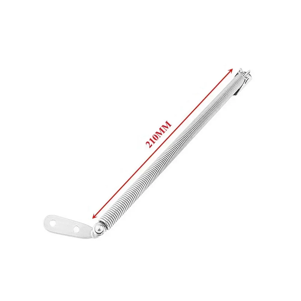 2x Marine Spring Hatch Cover Support Rod Stainless Steel 8-1/4in Hatch Hold Open Spring Forked U Bolt Plate 210MM