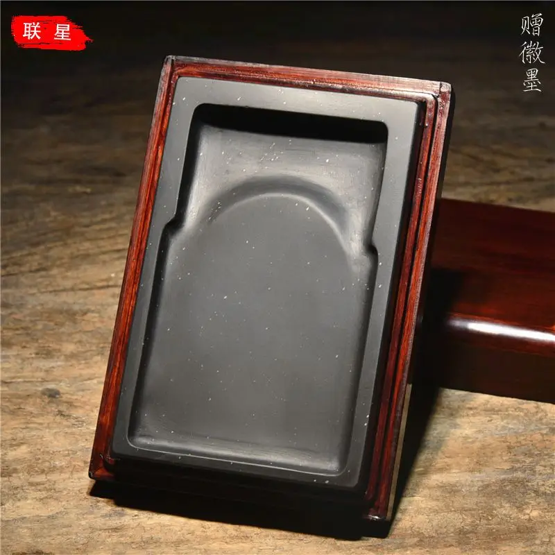 China She Inkstone/Venus Suchi Inkstone/Fine Rain Venus Boutique Laokeng Black Dragon Tail Original Inkstone