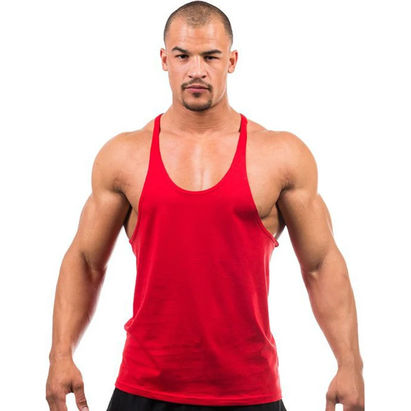 Bodybuilding Brand Tank Top Men Stringer Tank Top Fitness Singlet Sleeveless Shirt Workout Man Undershirt Clothing