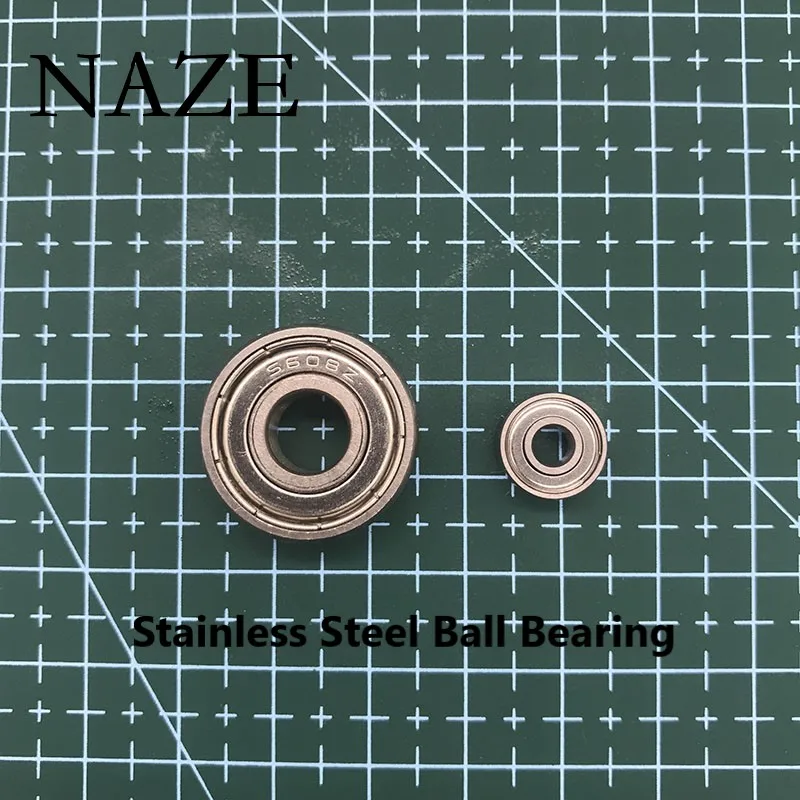 NAZE 5PCS S628zz Stainless Steel Ball Bearing ABEC-7 8x24x8mm S628 628RS Anti Rust Bearing For Water Mist Environment