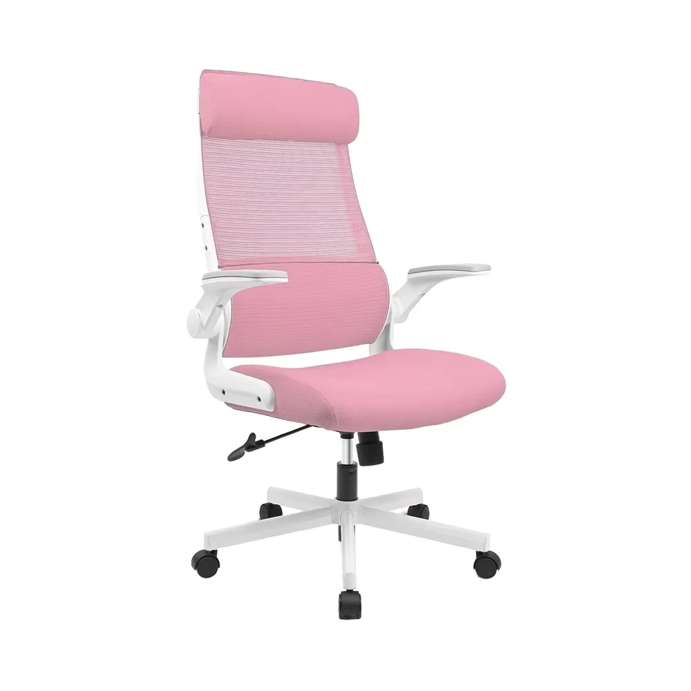 

Comfy Desk Chair With Adjustable Lumbar Support, High Back Mesh Ergonomic Computer Chair Executive Chair for Home Office