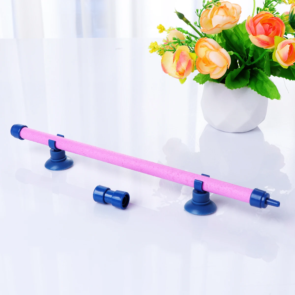 

1pcs 10 Inches Fish Tank Oxygen Strip Aquarium Air Stone Tube Suction Cups Connector Pump Accessory For