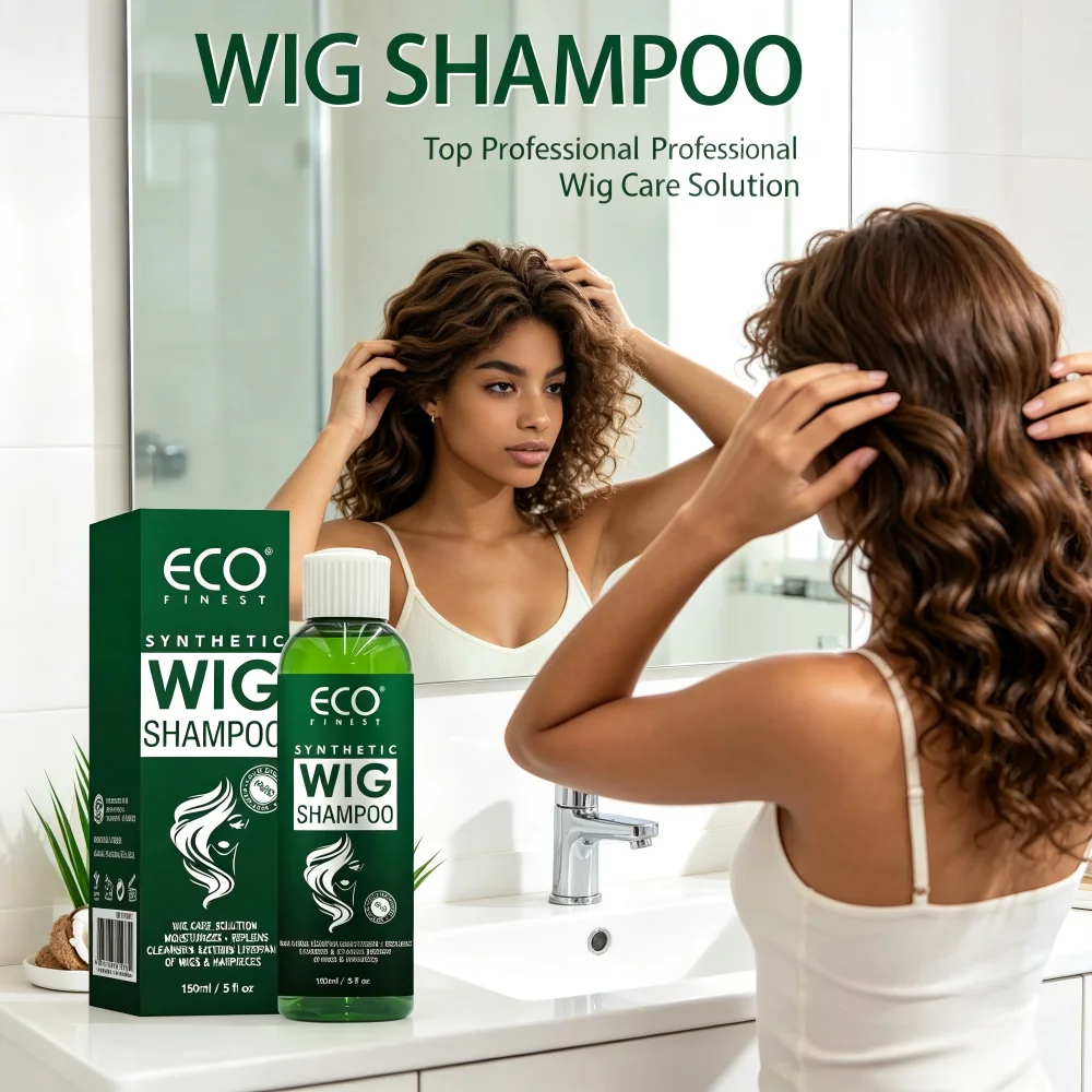 

Best Moisturizing Non Greasy Synthetic Wig Shampoo Frizz Control Hydrating Cleaner for Fake Hair Wigs Refreshing Spray for Cosplay Use Home Care