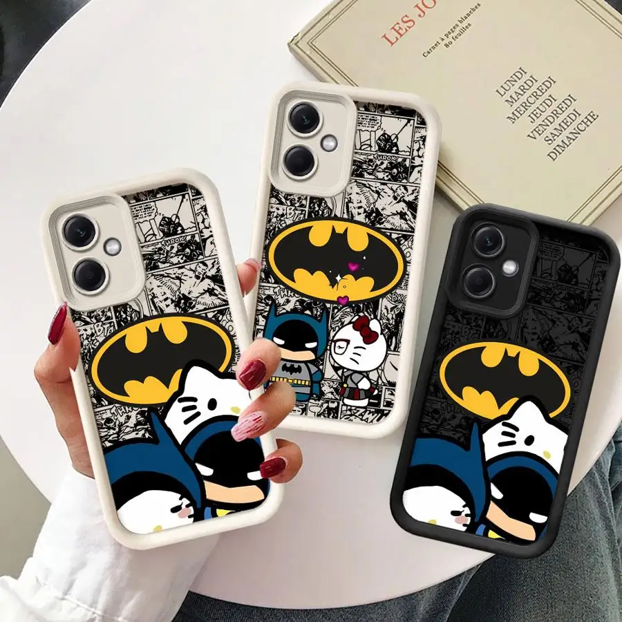 B-Batman Hero Logo Phone Case for Redmi Note 10 12 13 4G 5G 10S 10Pro 11 11S 11 12 13 Pro4G 5G 11 12 13ProPlus5G 12S Matte