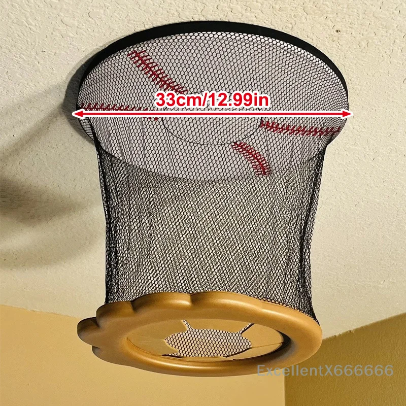 Mini Ceiling Baseball Toy Portable Indoor Sports Goal Overhead Training Equipment for Kids And Adults