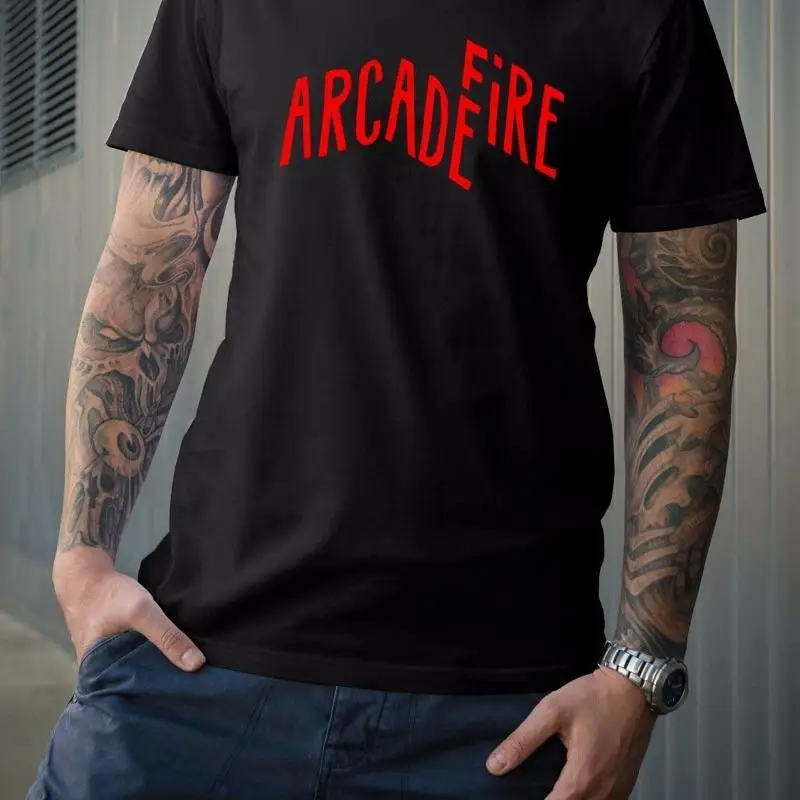 Arcade Fire Tshirt Designer Shirt Sport Anime Aesthetic Clothing