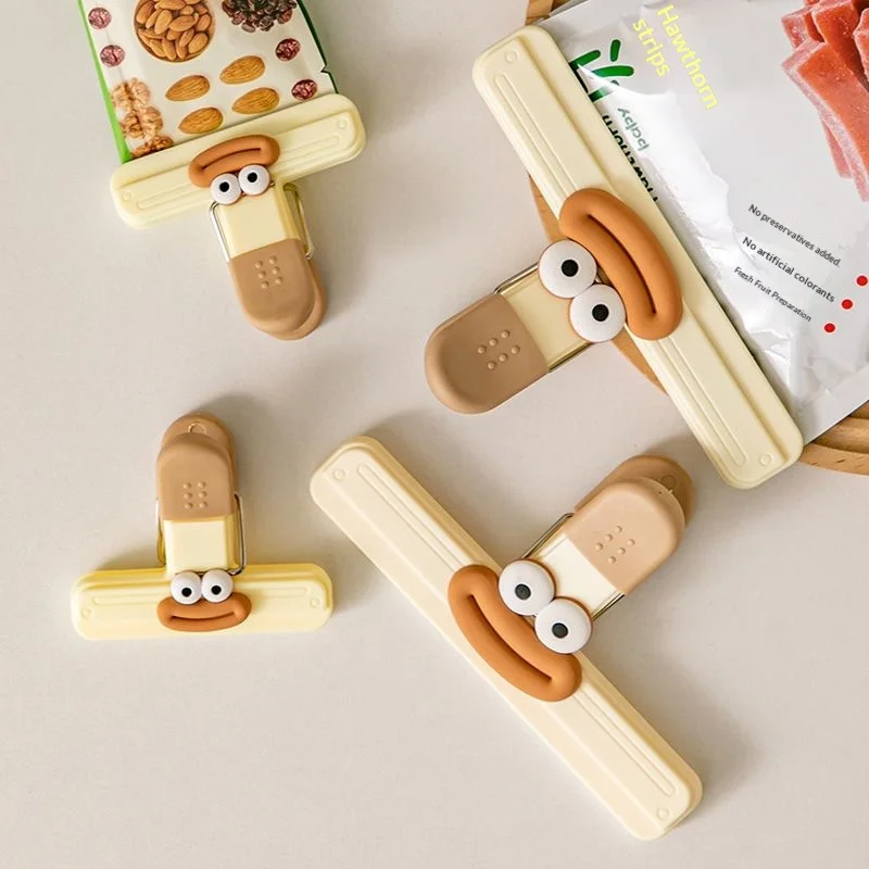 Cute and FunSealed Sealing Clip Convenient Food Sealing Clip, Tea Snack Sealing Clip, Fresh-keeping Bag Tea Sealing Wonder