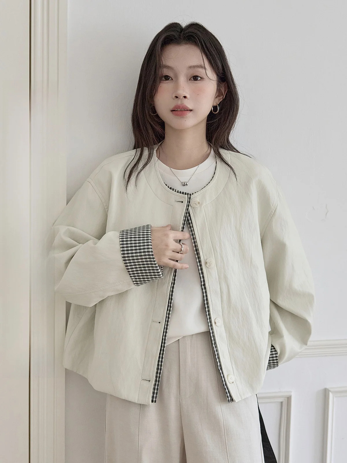 Huixi Women's Plaid…