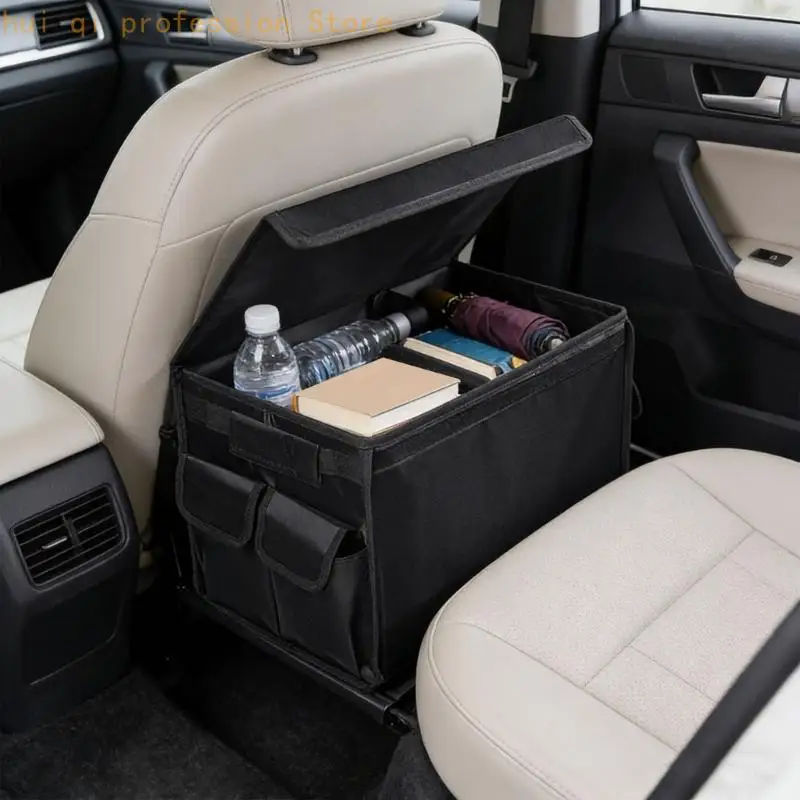 Aufbewahrungsbox Anti-Rutsch-Spritzwassergeschützter Kofferraum-Organisationsbehälter Auto-SUV-Organizer H8WE – Detail 2