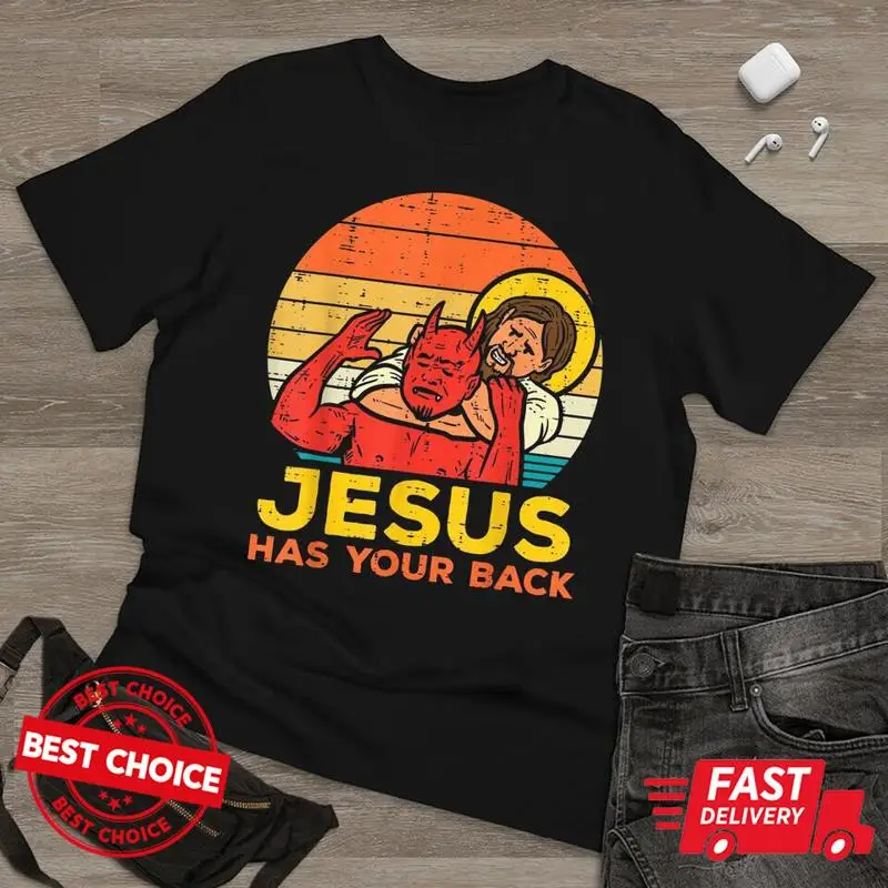 

Винтажная футболка «Иисус имеет ваш обратно» S 3XL Q1413