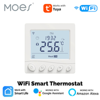 MOES Tuya Smart WiFi Thermostat Temperature Controller Water/Electric Floor Heating Gas Boiler App Control For Alexa Google Home