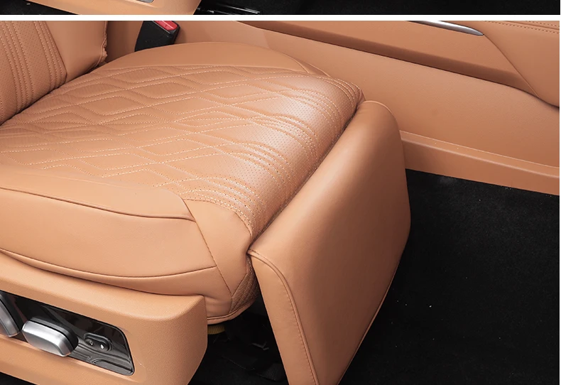 For GWM Tank 500 Hi4T / Hi4Z 2026 Car Co-pilot Electric Leg Support 90 Degree Adjustable Passenger Seat Leg Rest Leather Pad detail image 12