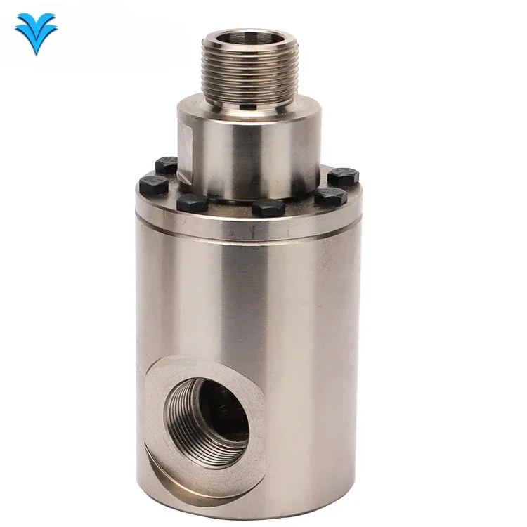 

Threaded Connection Stainless Steel Rotary Union High Pressure High Speed Hydraulic Water Rotary Joint