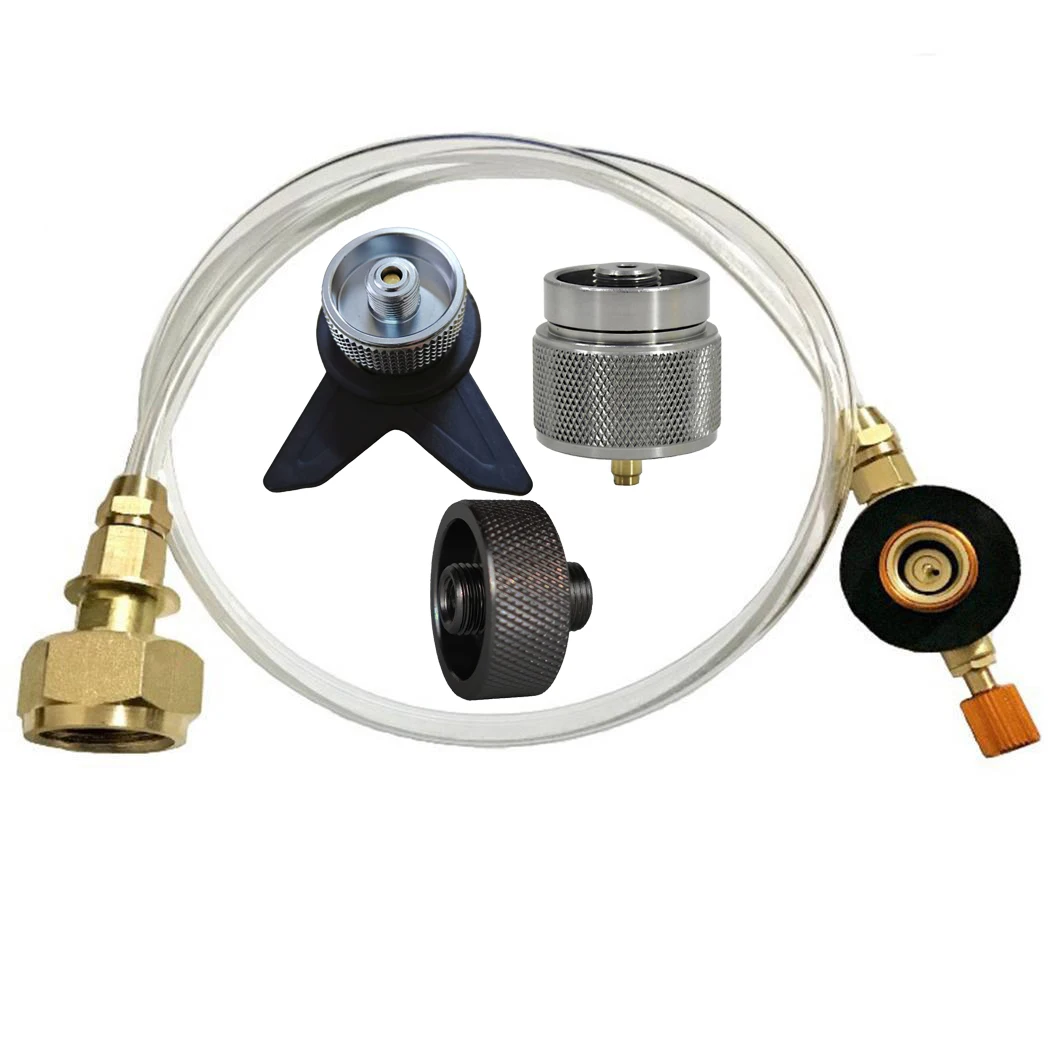 

Europe Camping Gas Cylinder Filling Adapter Outdoor Gas Stove Gas Refill Adapter Gas Tank Furnace Connector Accessories