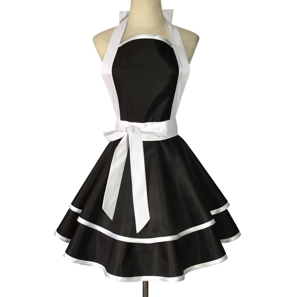 

Princess Apron Women Fashion Dress Waitress Maid Household Kitchen Cover Cooking Apron