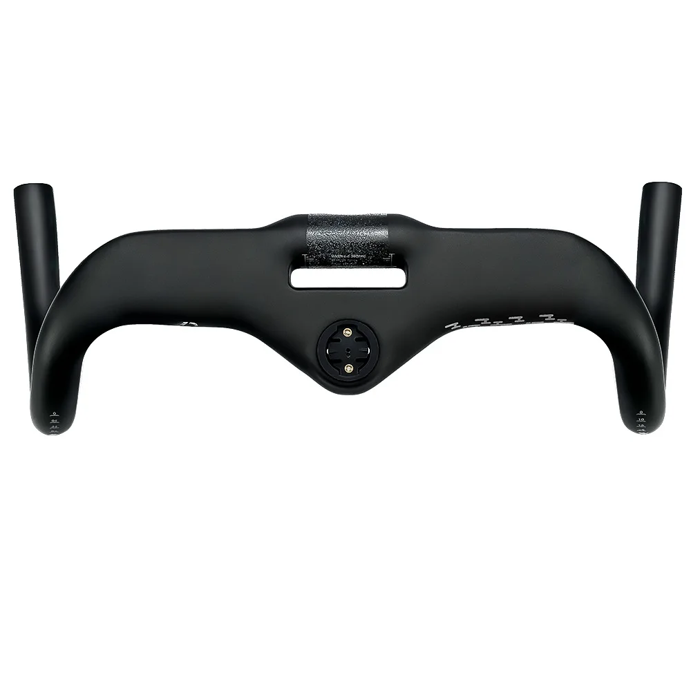 Full Internal Routing 7 Degree Professional Competition Grade  Full Carbon Fiber Road Bike Handlebars with Cycling Computer