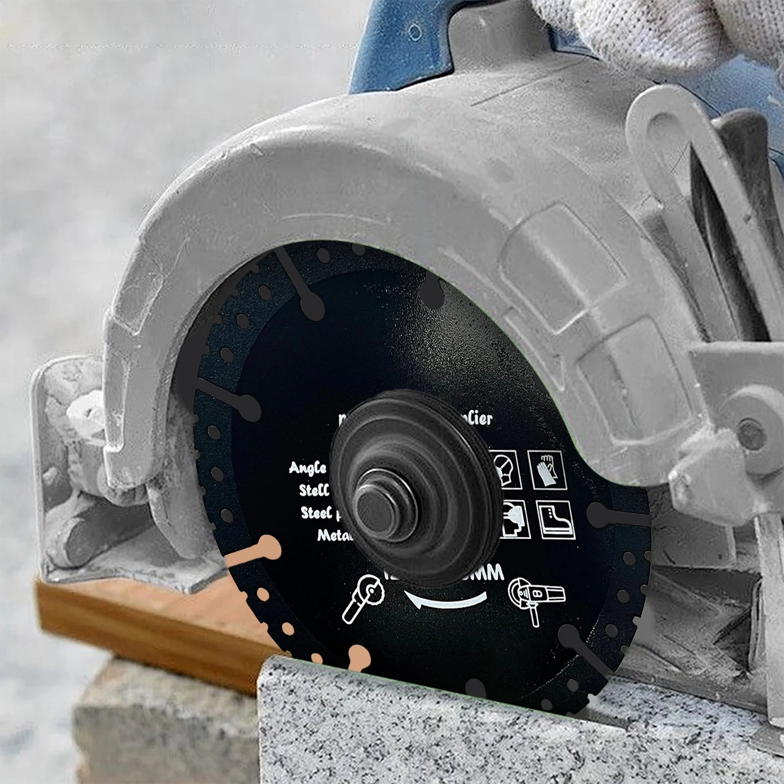 

3Pcs Diamond Multi-Purpose Saw Blades 1.3mm Thickness Diamond Cutting Wheel for Porcelain Ceramic Tile Marble Granite