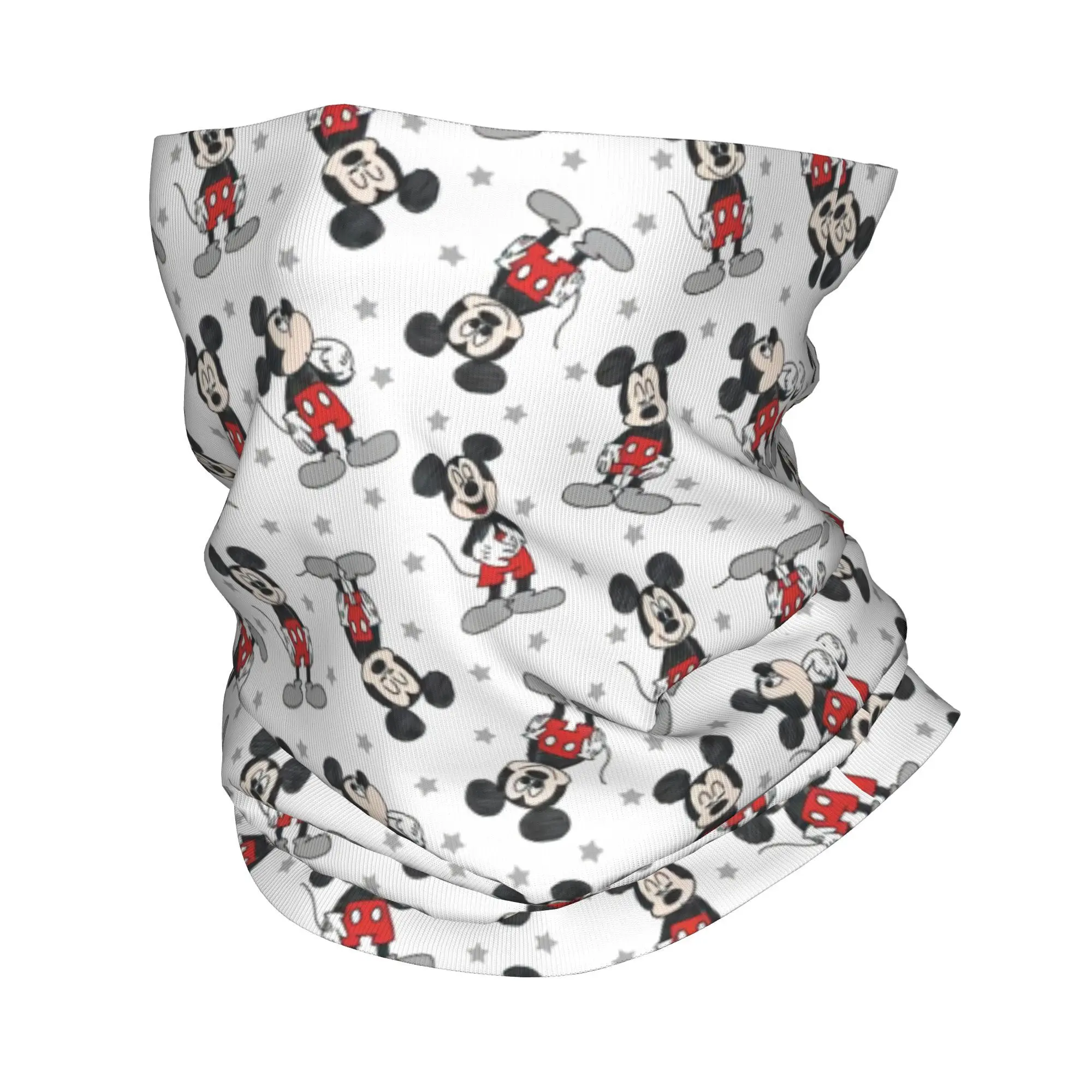 מותאם אישית Mickey כוכב עכבר מנגה בנדנה הצוואר gaiter עבור אופניים סקי נשים גלישת בצעיף מצח חם